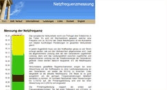 Desktop Screenshot of netzfrequenzmessung.de